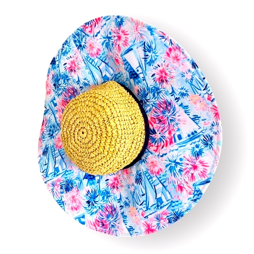 Lilly Pulitzer Sea To Shining Sea Beach Hat